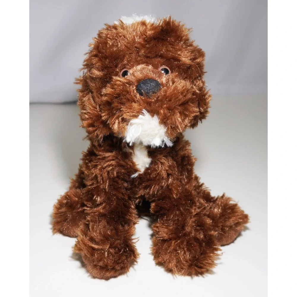 Douglas Cuddle Toys Bosco Chocolate Labradoodle Dog Stuffed Animal Plush 8